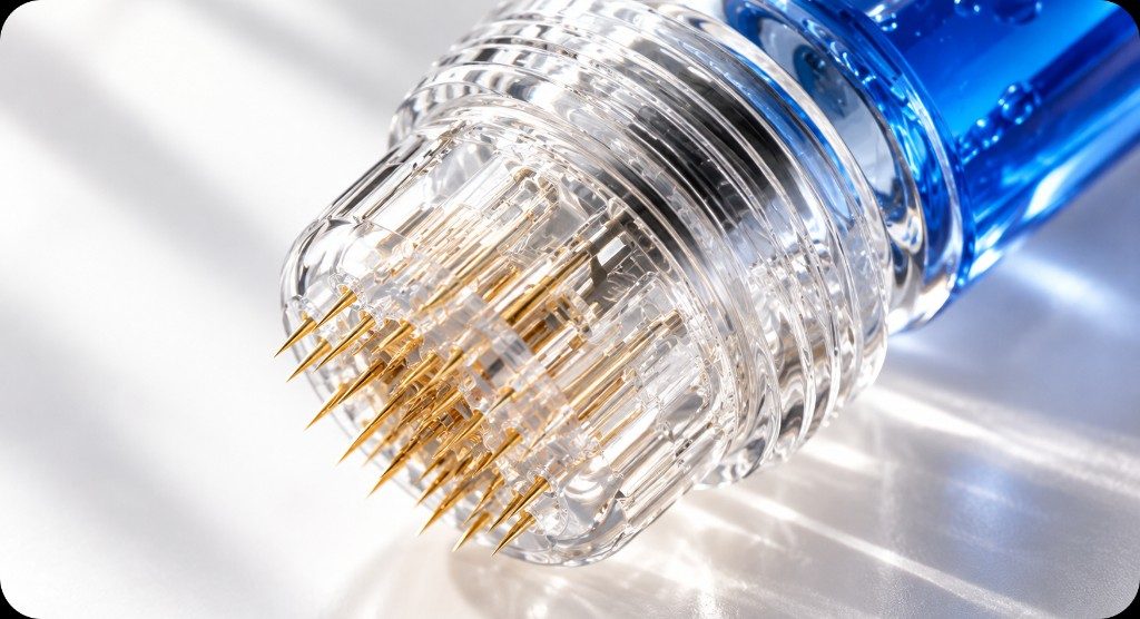Gold-plated micro-infusion tips