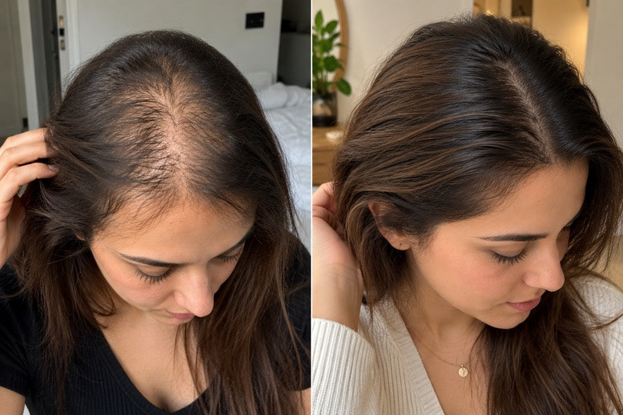 Fuller-looking hairline